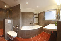 Komfort Doppelzimmer Nord Badezimmer